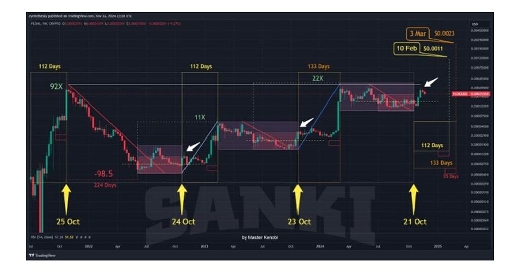 روند قیمت فلوکی