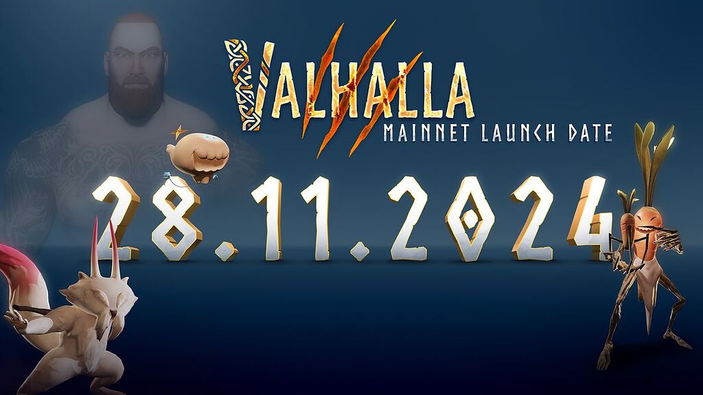 فلوکی ،، تاریخ انتشار شبکه اصلی بازی بلاکچین valhalla