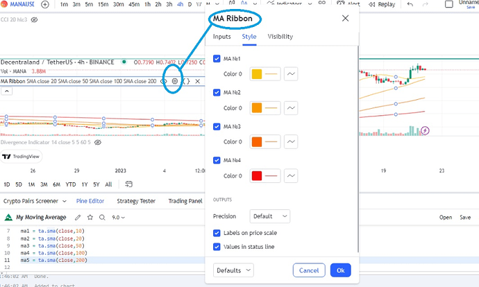 اموزش برنامه نویسی تریدینگ ویو: ساخت اندیکاتور شخصی قسمت دوم