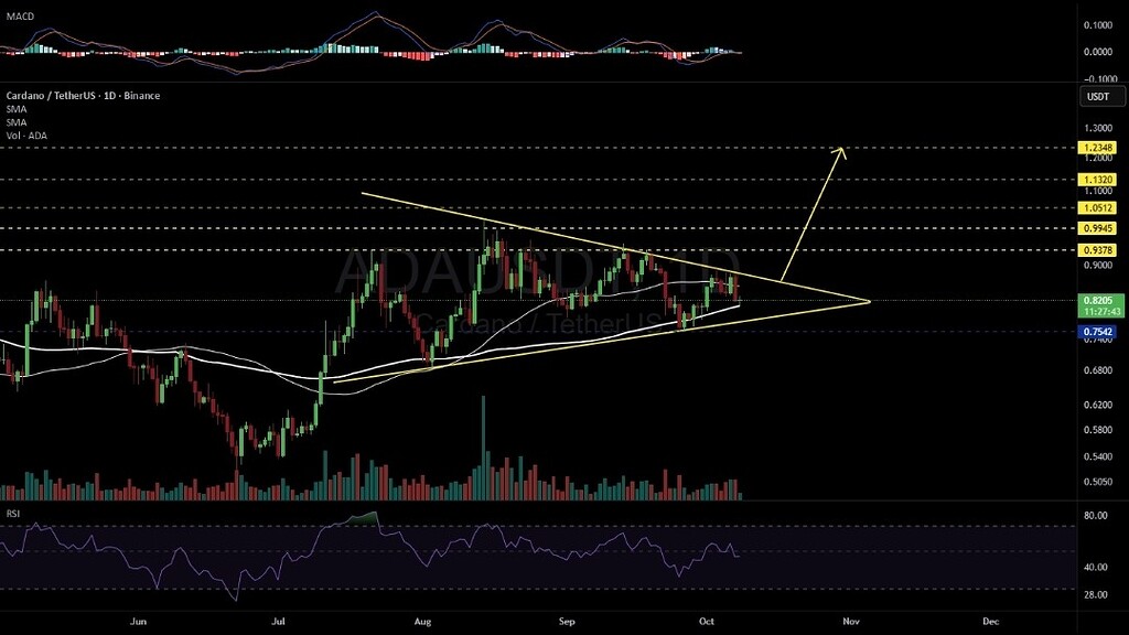 تحلیل تکنیکال و اهداف قیمتی کاردانو (ada) 📈