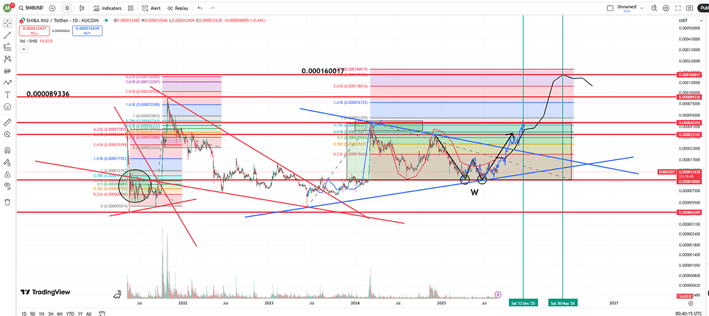 Can Shiba Break Its Previous High? Seeing W Pattern on Shiba Chart