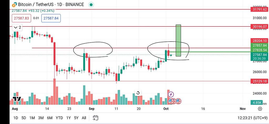 رشدشارپ بیت تا محدوده ۳۰۰۰۰ و تله خرسی