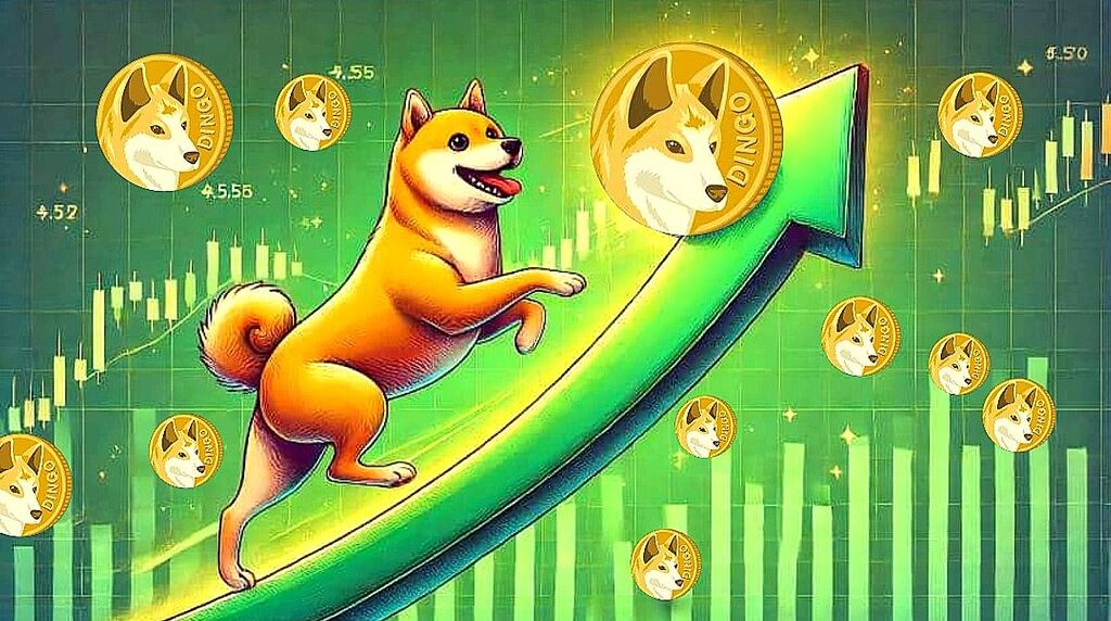 چارت صعودی میم کوین Dingo