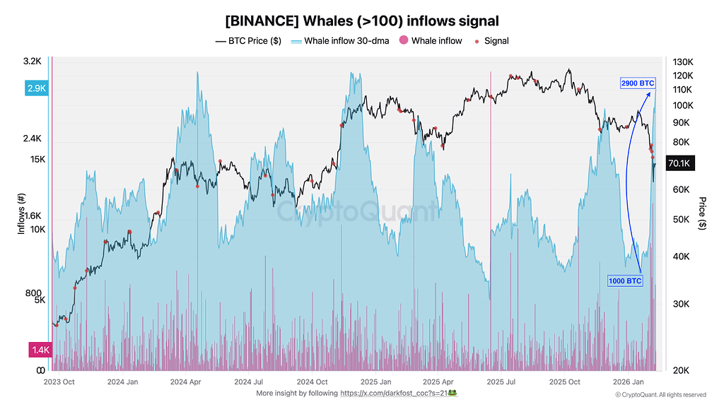 نهنگ‌ها تحت فشار: بیت‌کوین در حال تست سطوح کلیدی 🐋