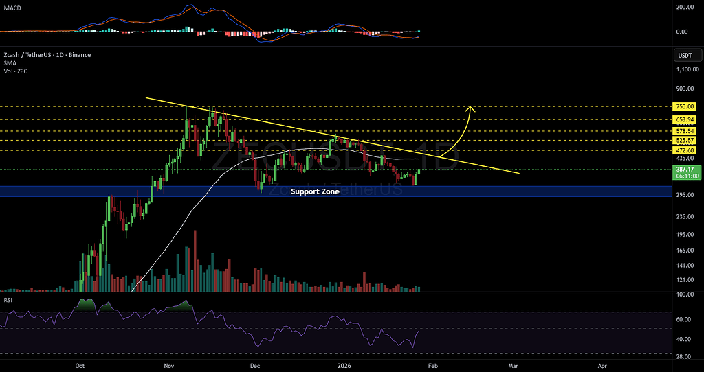 زی‌کش: تحلیل تکنیکال روزانه
