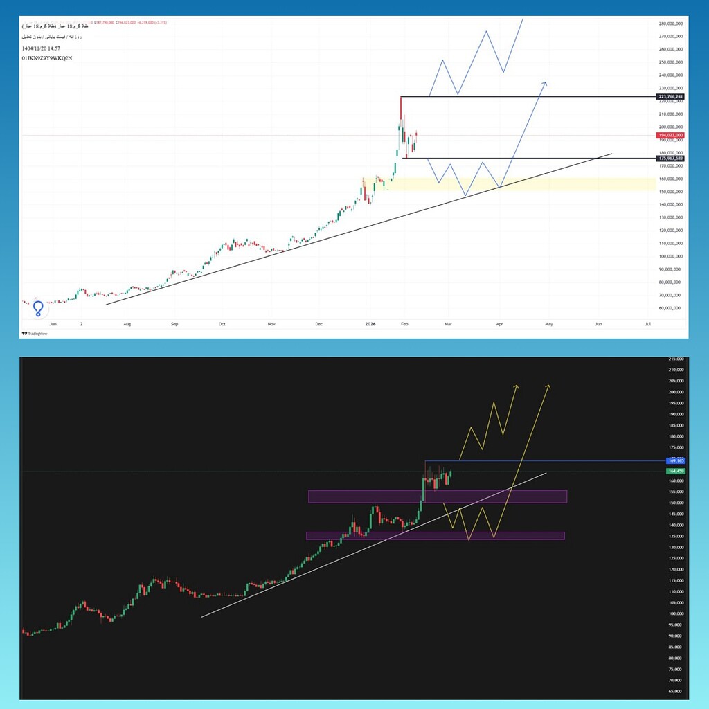 📈 تحلیل طلا و دلار ۱۴۰۴/۱۱/۲۰: پیش‌بینی حرکت قیمت آینده