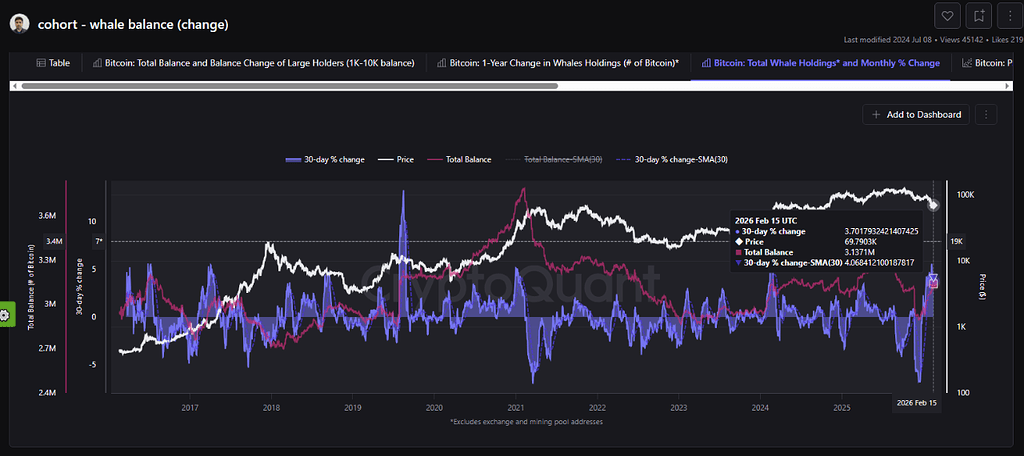 شکاف نهنگ‌های بیت‌کوین: فشار کوتاه‌مدت، کنترل بلندمدت 🐋