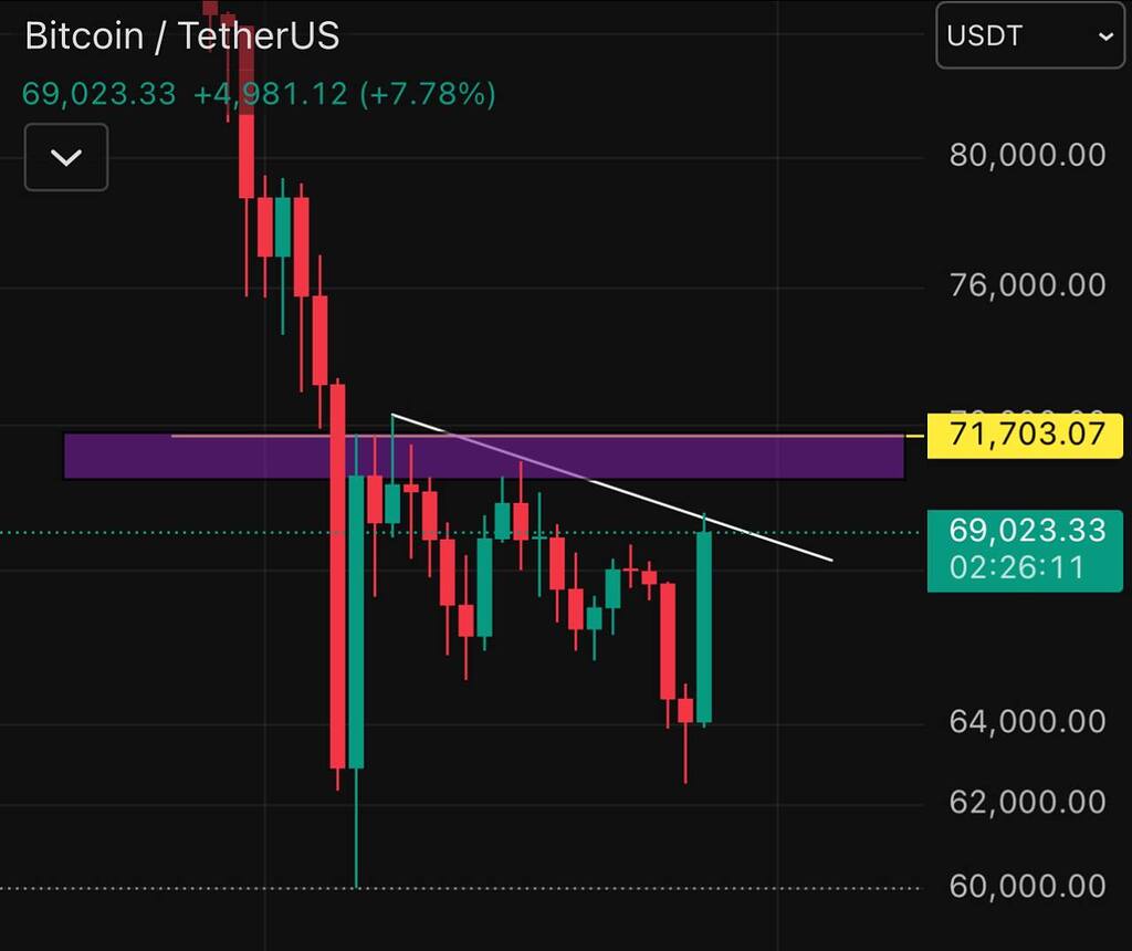 تحلیل صعود امروز بیت‌کوین: آیا با یه گل، بهار میشه⁉️