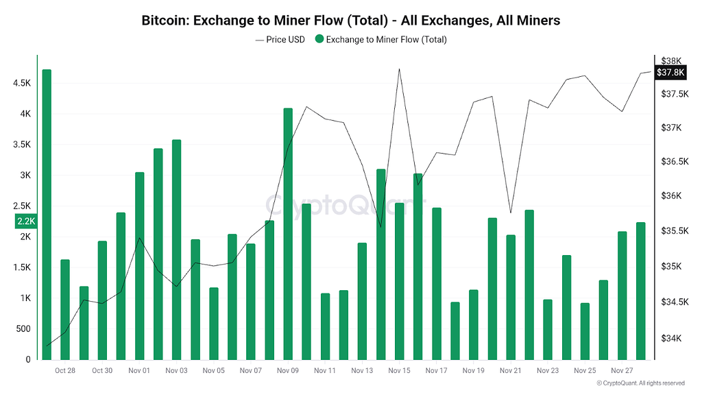 از اول فوریه تاکنون، ماینرها بیش از 36,000 بیت‌کوین از صرافی‌ها برداشت کردن 🐋
