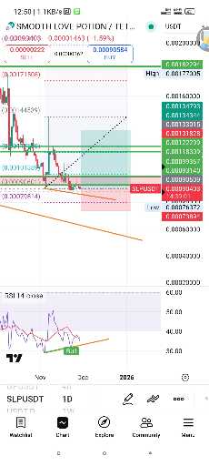تحلیل تکنیکال slp و پیش‌بینی روند صعودی با استفاده از فیبوناچی و rsi