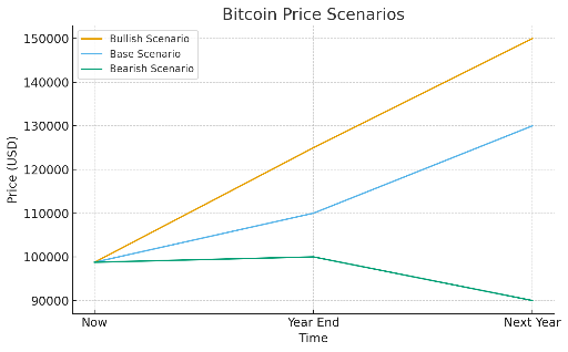 پیش‌بینی قیمت بیت‌کوین: افزایش قابل توجه تا سال ۲۰۲۵ 📈