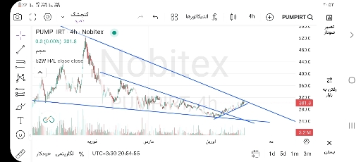 پیش‌بینی ۲۰٪ پامپ در محدوده ۳۱۰ ریال و تأثیر بیت‌کوین 🚀